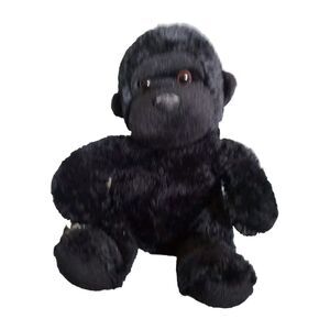 2001 Princess Soft Toys Black Gorilla Beanie Stuffed Animal Toy Y2K Jungle